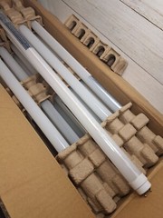GE 36408 2 Foot LED Straight T8 Tube Light Bulbs 20 Pack LEDT8/LC/G/2/835
