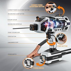 Saker Portable Electric Welding Machine,110V Portable Welder Handheld with IG