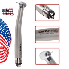 USA Dental High Speed Push No LED / LED Optic Handpiece Turbine 2-Hole 4-Hole st