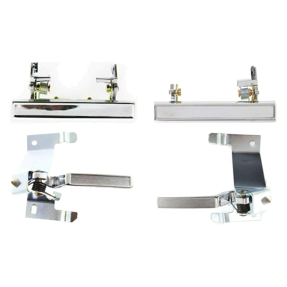 Chrome Exterior Interior Door Handle No Keyhole for Pontiac Olds GMC Chevy Buick