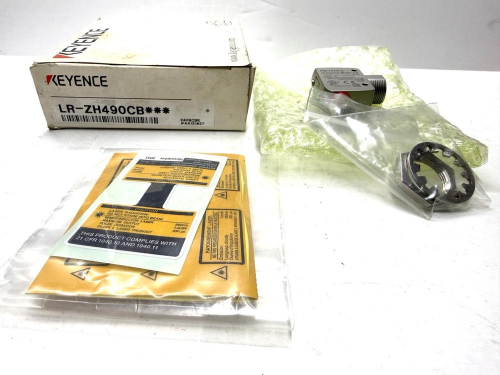 New in BOX KEYENCE LR-ZH490CB LASER SENSOR Contained Distance