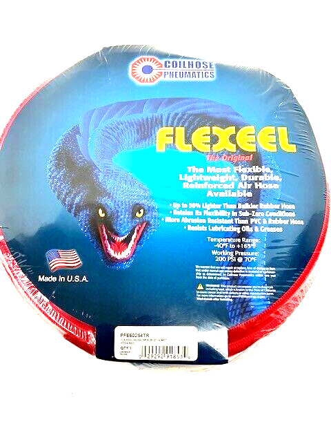 Coilhose Pneumatics PFE60254TR Flexeel Reinf Polyurethane Air Hose 3/8 X 25′
