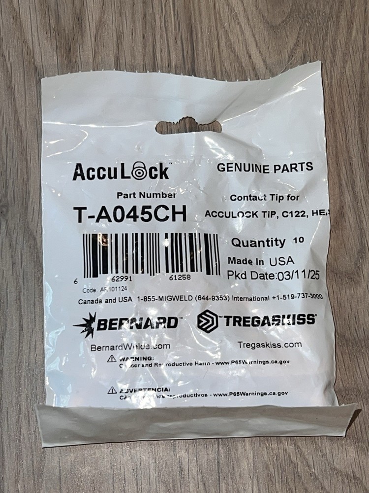 BERNARD T-A045CH ACCULOCK HD TIPS .045″(1.2MM), 10 PACK