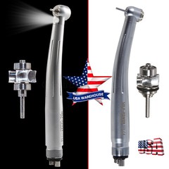 SELF-POWER Dental No-LED / LED E-generator High Speed Handpiece 4Hole Turbine