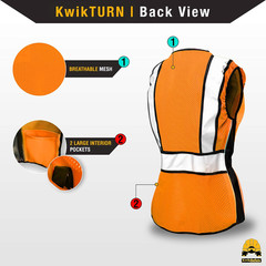 – Charlotte, NC – Roadboss Economy & Premium Safety Vest for Women [SNUG-FIT] Cl