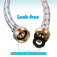Dreyoo Hose Y Connector, 1 Ft Washing Machine Y 1FT, as the picture shown