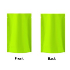4CustomPrint 100 Matte Odor Proof Stand Up Heat Sealable Mylar Food Storage Bags