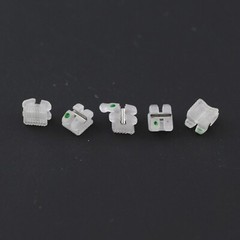 Orthodontic Bracket Ceramic Metal Slot Aesthetic Braces Roth 018 022 3M Clarity
