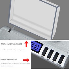 Smart Weigh 20g x 0.001 grams High Precision Digital Milligram Jewelry Scale New