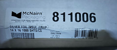 1000x Aluminum Foil Sheets 16 x 14″ Wrap McNarin Packing 811006 Silver insulated