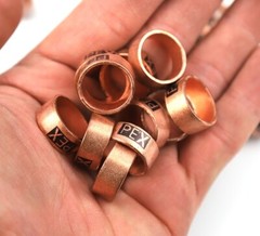 200 Pack High Quality 1/2″ PEX Copper Crimp Rings Lead Free for 1/2″ PEX Tubing
