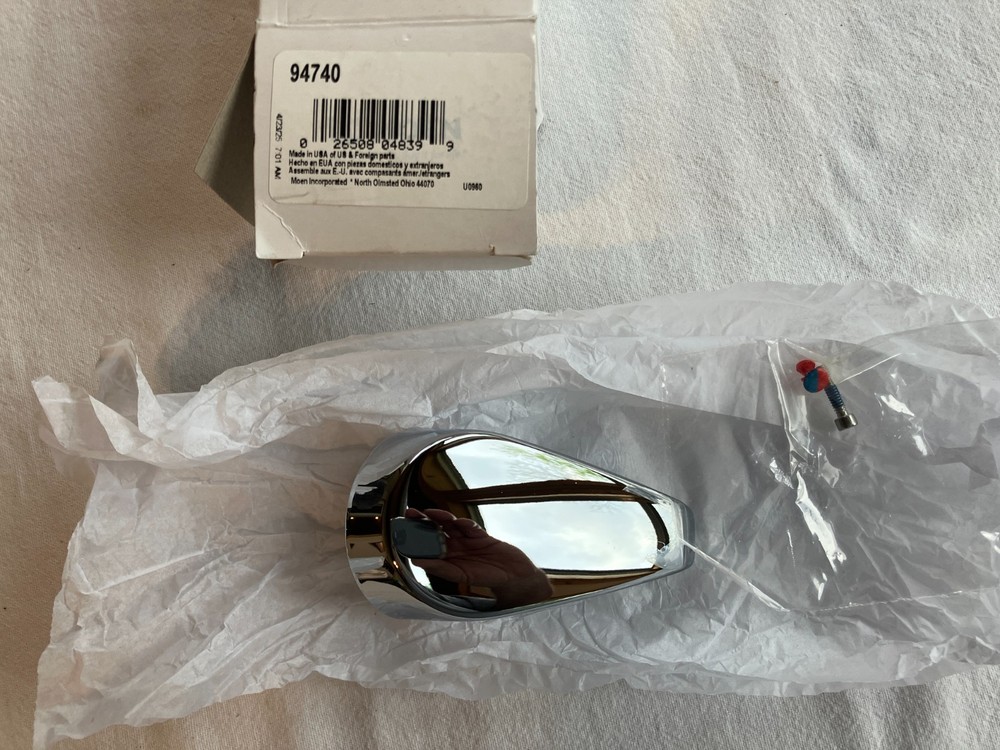 Moen 94740 Chateau Replacement Bathroom Faucet Handle Kit, Chrome Lever