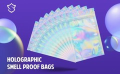 1000 QTY 5″x7″ Holographic Smell Proof Mylar Bags Resealable Packaging Zip Lock
