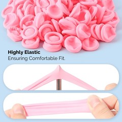 JMU Latex Finger Cots Fingertip Protective Finger Cots Powder Free, Medium
