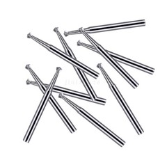 10Pcs Dental Tungsten Carbide Round Burs FG4 FG 1.6mm for High Speed Handpiece