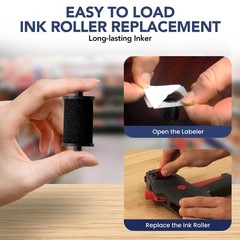 Perco Ink Roll for Monarch 1110 Price and Date Guns – Pack 1″ x 3.5″, Black