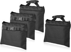 4 Packs Sandbags Heavy Duty Sand Bags Sand Bags Heavy Duty with Zipper and Bu…