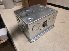 Wiremold EFBFF Evolution Floor Box, Furniture Feed Floor Box Legrand NOB