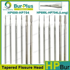 US WAVE Dental Surgical Burs Tungsten Carbide Bur Round HP 44.5mm For Slow Speed