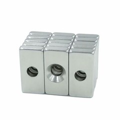 Wholesale Tiny Block Round Disc Ring Hole Rare Earth Neodymium Magnets N35 Grade