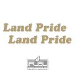 Land Pride Implement Premium Vinyl Decal 2 Pack – Equipment Decal