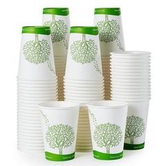 240 Count 12 Oz Compostable Paper Cups Biodegradable Disposable Paper Coffee Cup