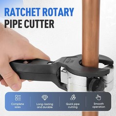 Ratcheting Tubing Cutter Tool Copper PVC Pipe Ratchet Tube 8-29mm Tube Cutter