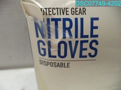 QTY=1000: Bluzen Nitrile Gloves, 4 Mil, Blue, Large 810676032072