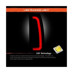 LED Tail Lights – Black Smoke – Fit Chevy/GMC C1500/Suburban/Yukon – Pair