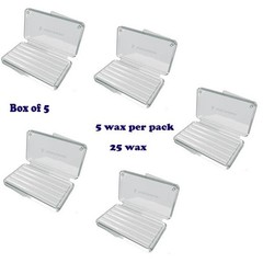 25 Braces Wax for Dental Orthodontic Teeth Protection – Unscented ,Plastcareusa