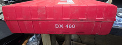 Hilti DX 460 Powder Actuated Fastening Tool Nail Gun With Case And Few Extras