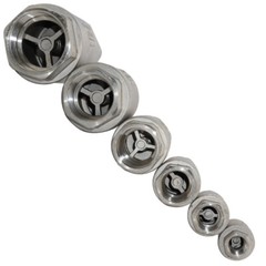 1/2 – 2 inch 1″ 3/4″ 1.5″ In-line Check Valve NPT Spring Loaded Stainless Steel