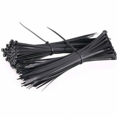 Self-Locking Cable Ties Nylon Plastic Wire Width 4.6mm Zip Tie Cord Strap B/W