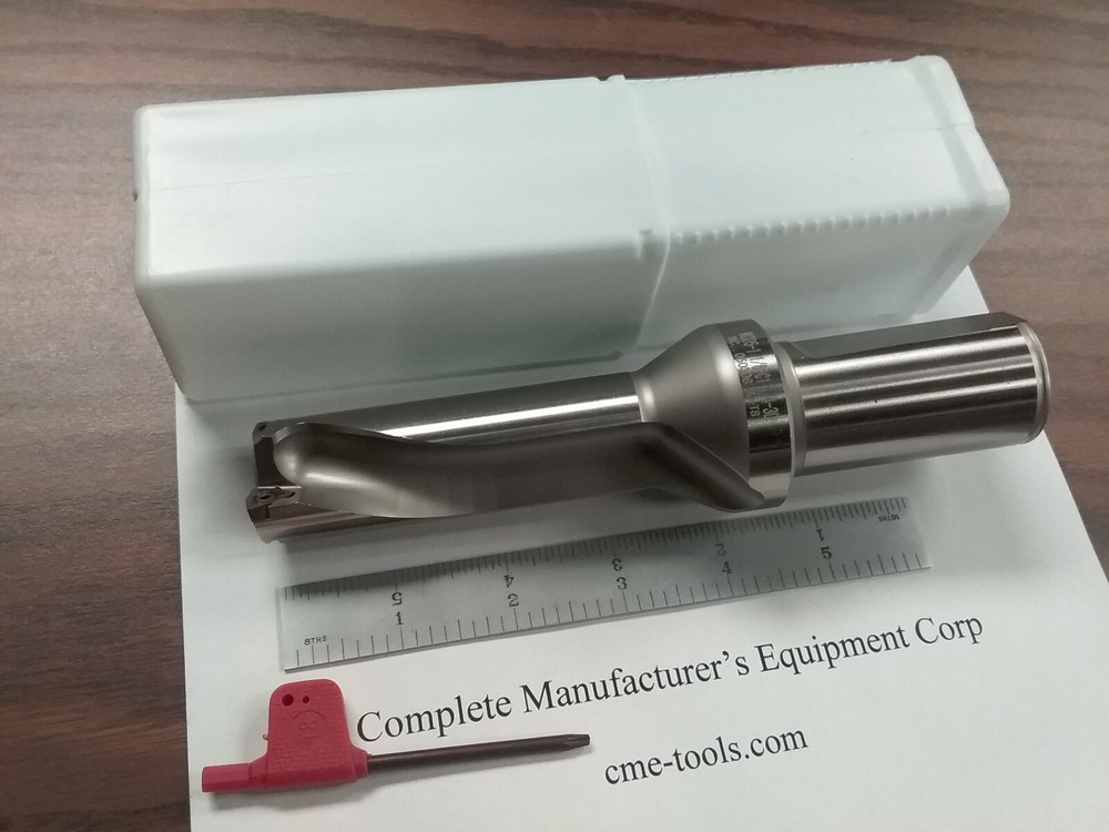 U drill 1-1/8″x3-1/2″x7″, 1-1/4″ shk, index, WCMX05 inserts #UD-118