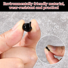 100 Rubber Screw Covers Caps 5mm Bolt End Caps Black Vinyl Protective Tips