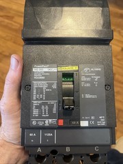 SQUARE D I-LINE CIRCUIT BREAKER HGA36060 60A 600V 3P HG 060 POWERPACT 1YR WARRAN