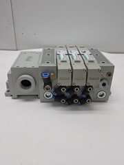 Numatics 239-1229 3-Station Valve Manifold 162BB500M000061 24VDC “CLEAN”
