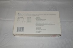 BASIC ~ VINYL SYNMAX EXAM GLOVES ~ LATEX FREE ~ POWDER FREE ~ 100 COUNT ~ LARGE