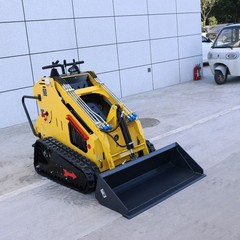 RATO Mini Skid Steer Loader 13.5HP Engine Tracked Compact Stand-on +4 Attachment