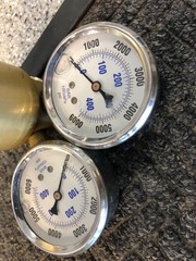Used Aqua Enviroment reducing regulator 6000 input, 0 to 5000 output.