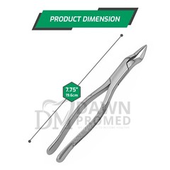 Dental Extracting Forceps #65 For Upper Roots Dental Surgical Inst German Grade