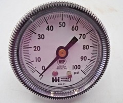 WEISS INSTRUMENTS PRESSURE GAUGE SOP65-2228 279325 9596 01 W Mount NIB *29
