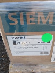 SIEMENS 800AMP DISCONNECT 600V 3PHASE NEMA 3R FUSE TYPE HF367NR WITH NEUTRAL