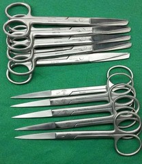 10 O.R Dressing OPERATING Scissors SHARP/SHARP & S/B 5.5″ ROUND PATTERN SURGICAL