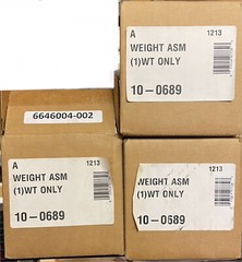 Lot of 3 Zoeller 10-0689 Adjustable Pivot Point Weight 6646004-002