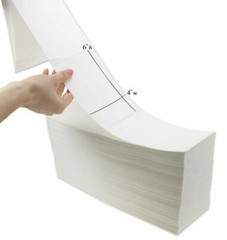 4″x6″ Fanfold Direct Thermal Shipping Labels for Zebra and Rollo 4000-40000 PCS
