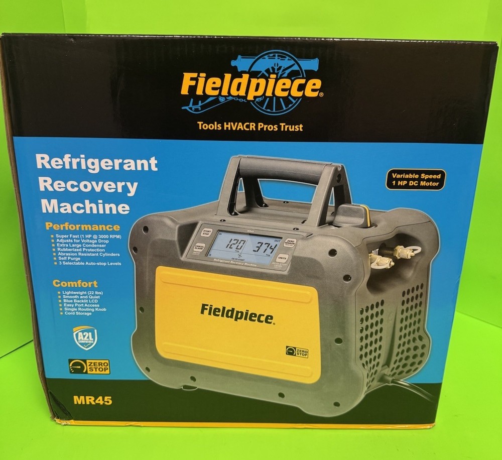 Fieldpiece MR45 Digital Refrigerant Recovery Machine