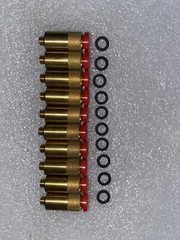 20 Count 5/32″ / 4mm OD 10-32 UNF Nycoil Polymatic Brass Push to Connect Fitting