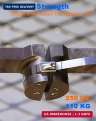 Metal Zip Ties (100PCS 11.8 Inch), 304 Stainless Steel, Heavy Duty Self-locking