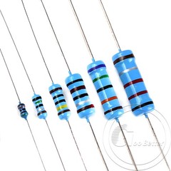 1/4W Metal Film Resistors 0.1% tolerance 1 ohm to 10M ohm available 20 pack